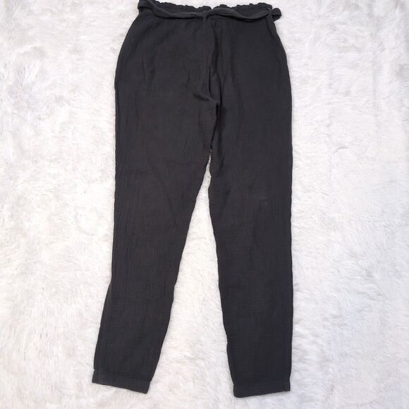 Lot 2 Cat & Jack Girls XL Cotton Gauze Jogger Pants Gray Green Tie Waist Pockets - Picture 13 of 13